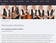 Tablet Screenshot of harlemramblers.ch